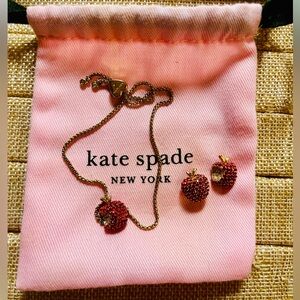 Kate Spade earrings and bracelet